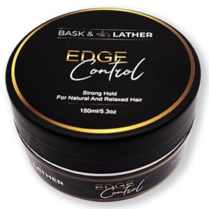 BASK & LATHER Edge Control Hair Gel, Strong Hold