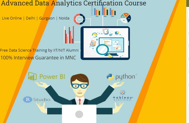 Job Oriented Data Analyst Course in Delhi,110026. Job Oriented Online Live Data Analytics Training